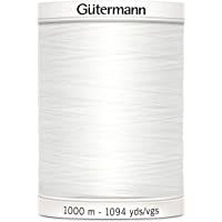Gutermann – Cenefa- poliéster- Blanco- 1000 m
